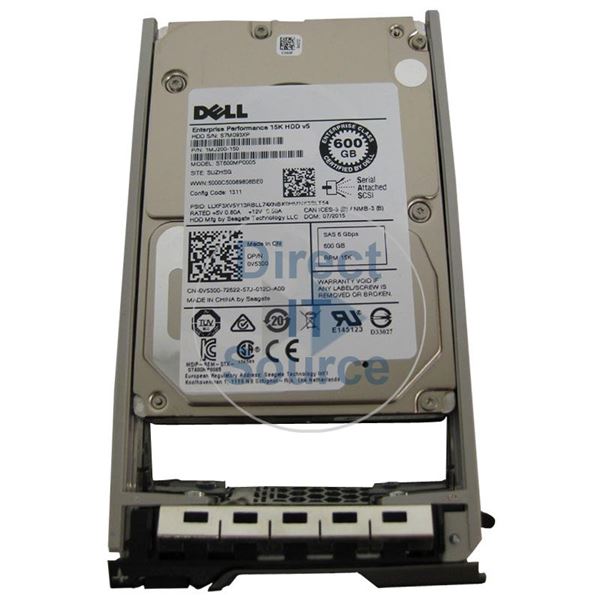 Dell 0V5300 - 600GB 15K SAS 6.0Gbps 2.5" 128MB Cache Hard Drive