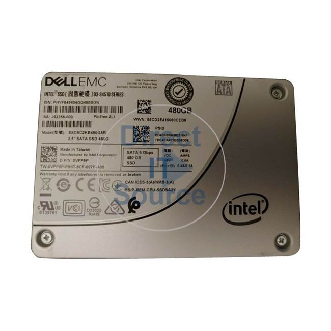 Dell 0VPP5P - 480GB SATA 6.0Gbps 2.5" SSD