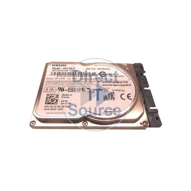 0X121M Dell - 120GB 5.4K SATA II 1.8" Cache Hard Drive