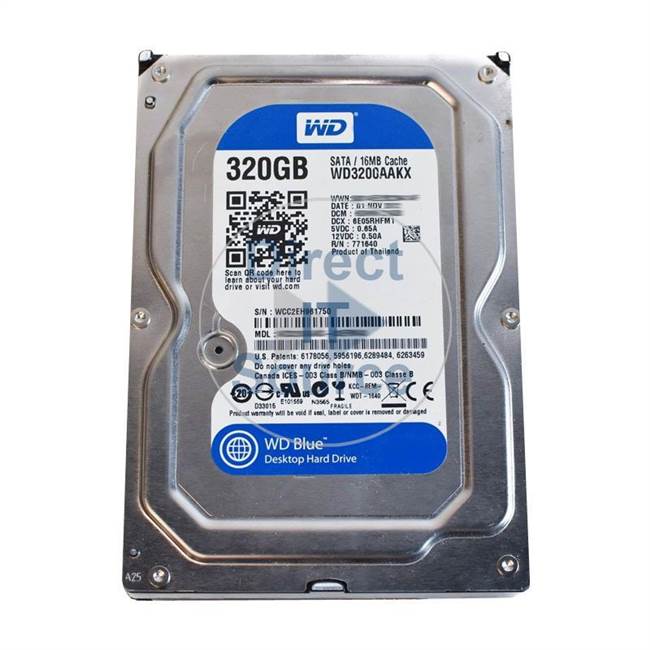 0XJ8VM Dell - 320GB 7.2K SATA 1.5Gbps 3.5" Cache Hard Drive