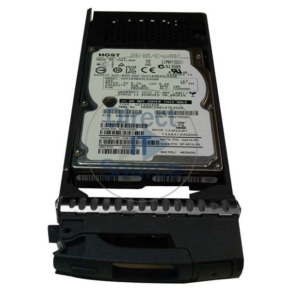 Netapp 108-00220 - 450GB 10K SAS 6.0Gbps 2.5" Hard Drive