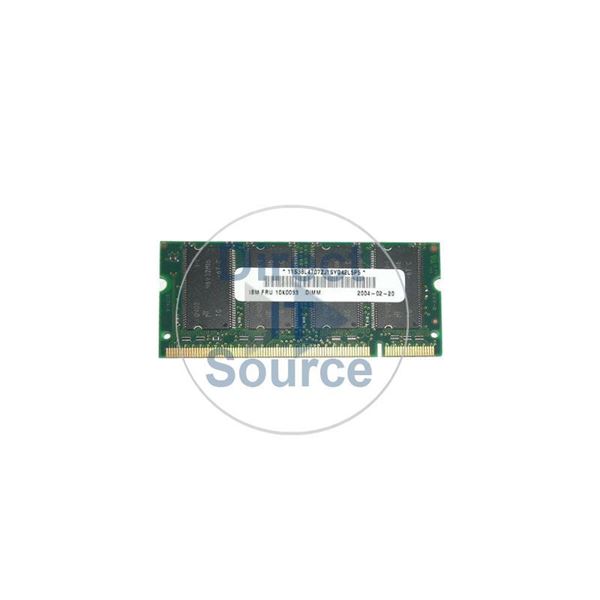 IBM 10K0033 - 512MB DDR PC-2100 Non-ECC Unbuffered 200-Pins Memory