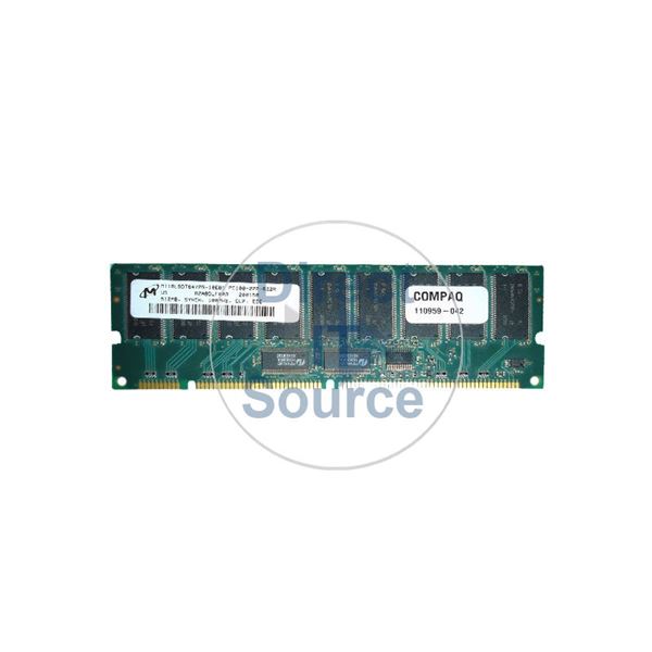 HP 110959-042 - 512MB SDRAM PC-100 ECC Registered Memory