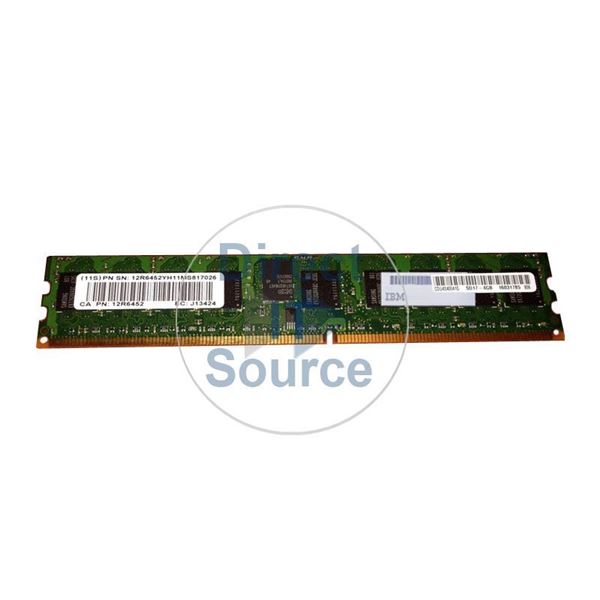 IBM 12R6452 - 4GB DDR2 PC2-4200 ECC Registered Memory