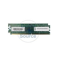 IBM 13H1424 - 1GB 2x512MB DDR2 PC2-3200 ECC Registered 240-Pins Memory