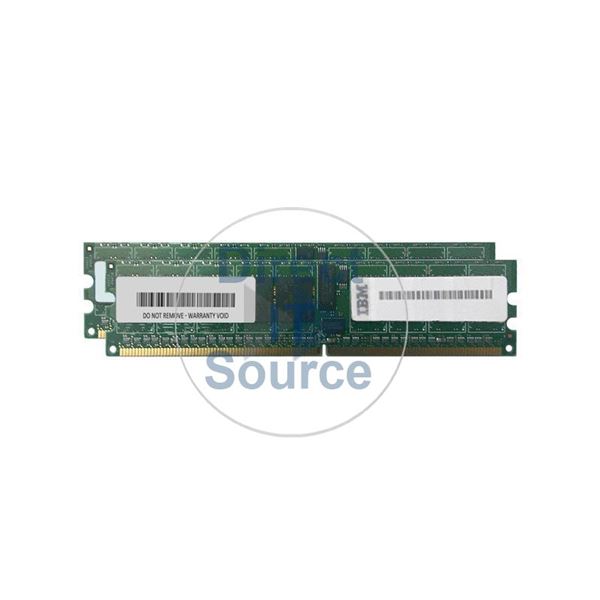 IBM 13H1424 - 1GB 2x512MB DDR2 PC2-3200 ECC Registered 240-Pins Memory