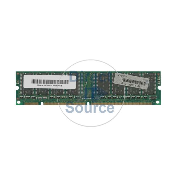 HP 140134-001 - 256MB SDRAM PC-133 Non-ECC Unbuffered 168-Pins Memory