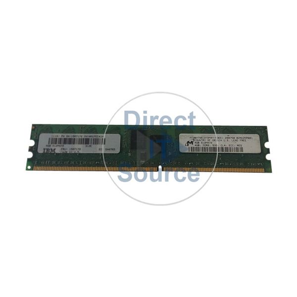 IBM 15R7172 - 4GB DDR2 PC2-4200 ECC Registered 240-Pins Memory