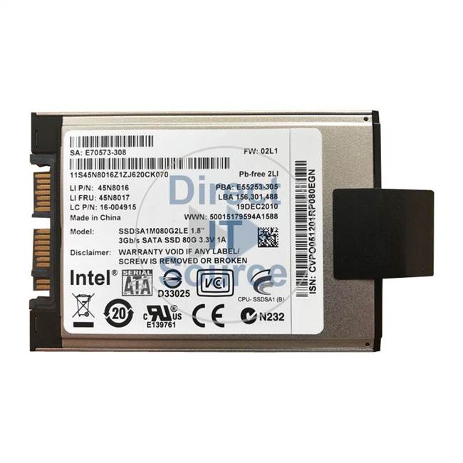 Lenovo 16-004915 - 80GB SATA 1.8" SSD