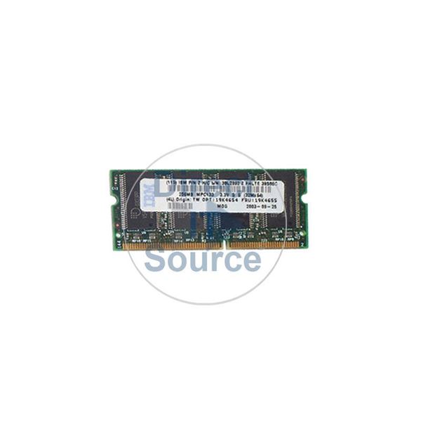 IBM 19K4654 - 256MB DDR PC-133 144-Pins Memory