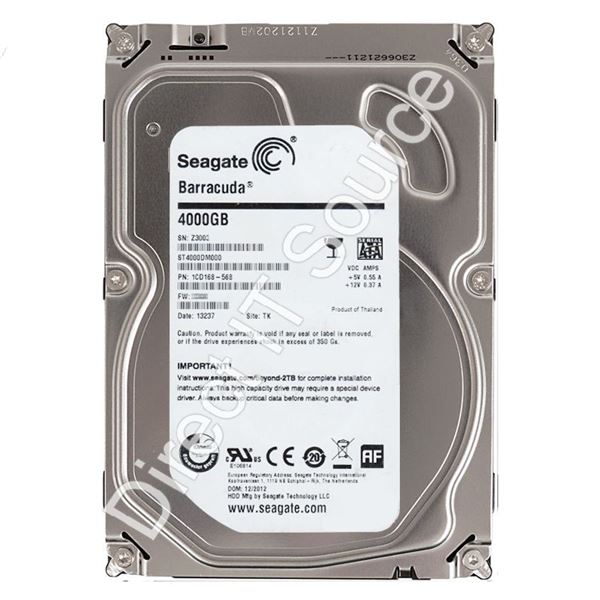 Seagate 1CD168-568 - 4TB 5.9K SATA 6.0Gbps 3.5" 64MB Cache Hard Drive