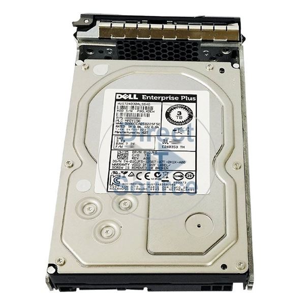 Dell 1CJF5 - 3TB 7.2K SAS 6.0Gbps 3.5" Hard Drive