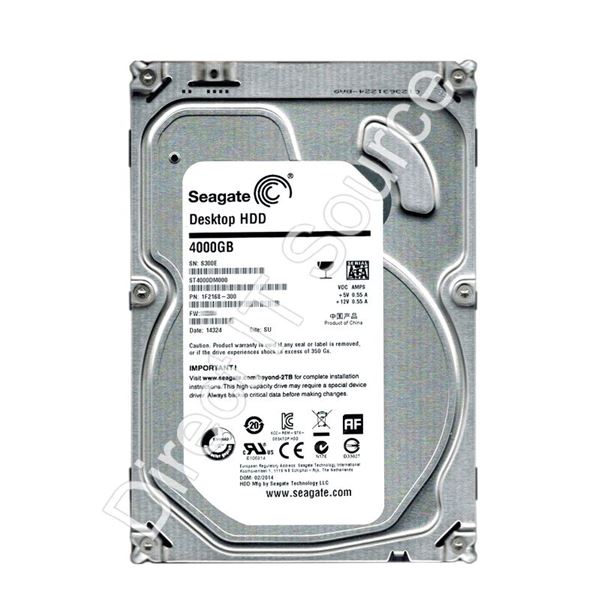 Seagate 1F2168-300 - 4TB 5.9K SATA 6.0Gbps 3.5" 64MB Cache Hard Drive