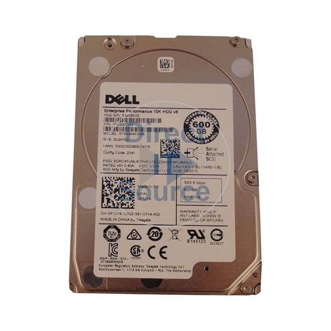 1FD200-150 Seagate - 600GB 10K SAS 2.5" Cache Hard Drive