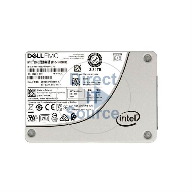 Dell 1RHK2 - 3.84TB SATA 2.5" SSD