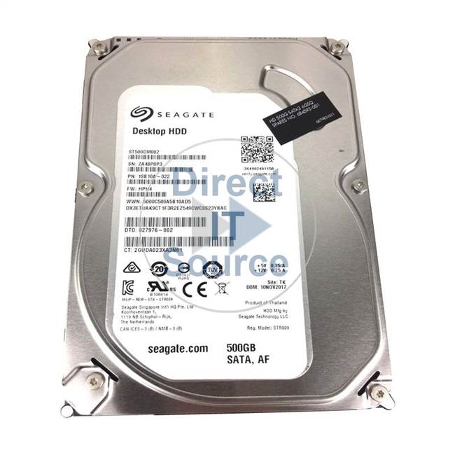 1SB10A-022 Seagate - 500GB 7.2K SATA 3.5" Cache Hard Drive