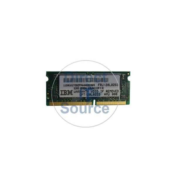 IBM 20L0263 - 32MB DDR PC-100 Memory