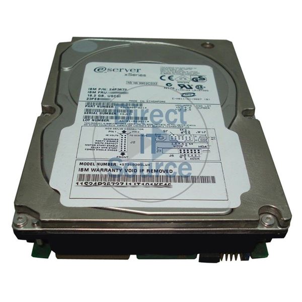 IBM 24P3672 - 18.2GB 10K 68-PIN SCSI 3.5" Hard Drive