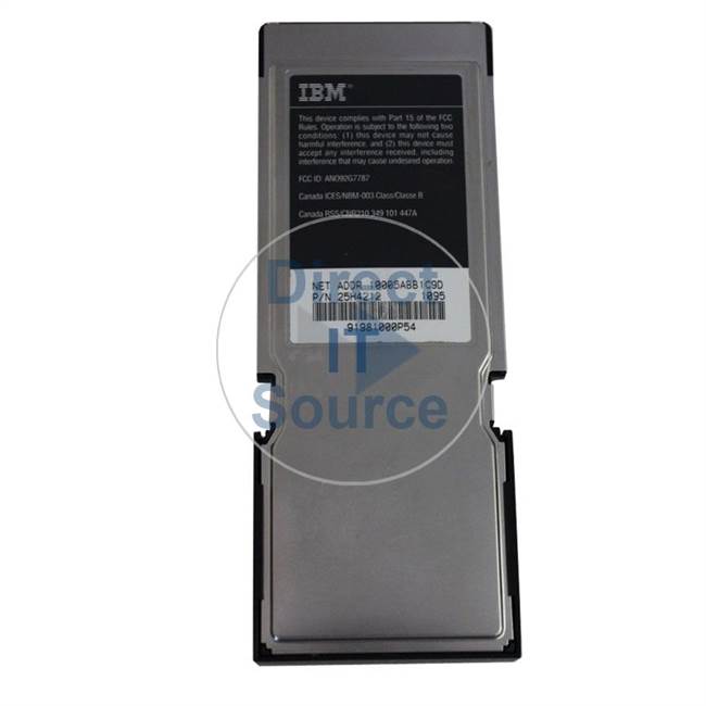 IBM 25H4212 - Wireless LAN Entry PCMCIA Adapter