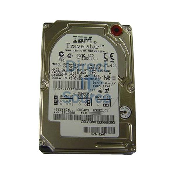 IBM 25L2600 - 14.13GB 4.9K IDE 2.5" Hard Drive