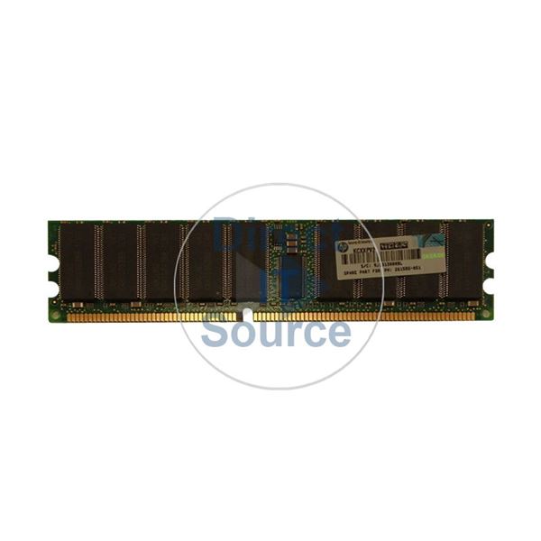 HP 261586-051 - 2GB DDR PC-2100 ECC Registered 184-Pins Memory