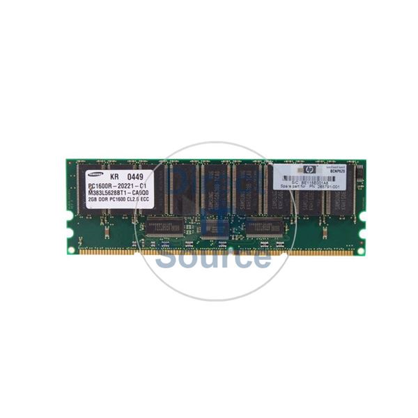 HP 265791-001 - 2GB DDR PC-1600 ECC Registered 184-Pins Memory