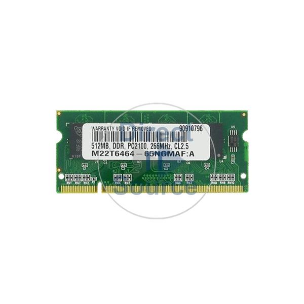 HP 269087-B25 - 512MB DDR PC-2100 Non-ECC Unbuffered 200-Pins Memory
