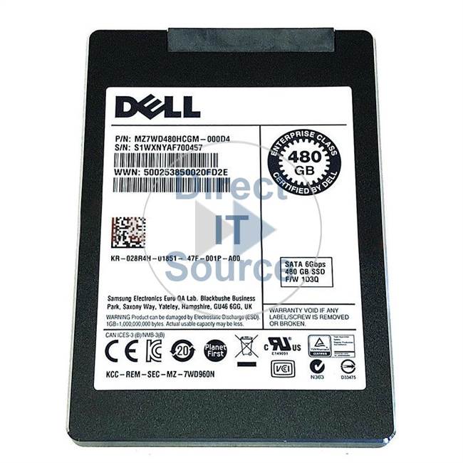 Dell 28R4H - 480GB SATA 2.5" SSD