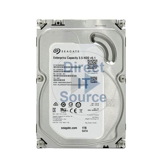 2F2100-001 Seagate - 1TB 7.2K SATA 3.5" Cache Hard Drive