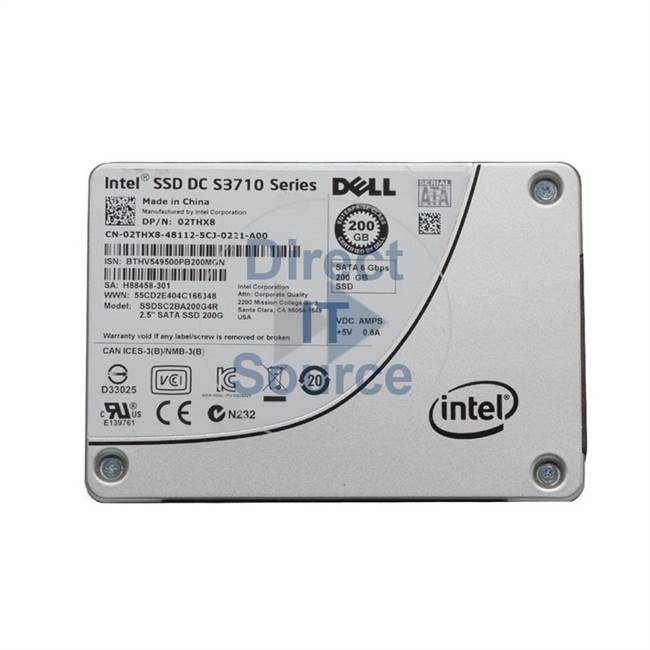 Dell 2THX8 - 200GB SATA 2.5" SSD