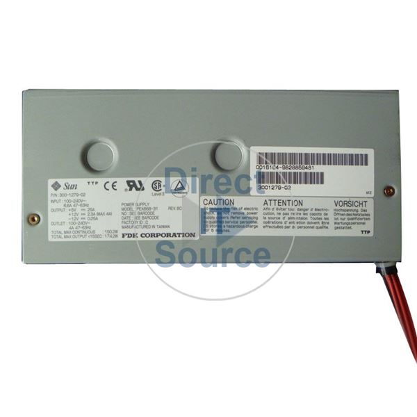 Sun 300-1279-02 - 150W Power Supply for Sparc 4