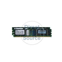 HP 300680-B21 - 2GB 2x1GB DDR PC-2100 ECC Registered 184-Pins Memory