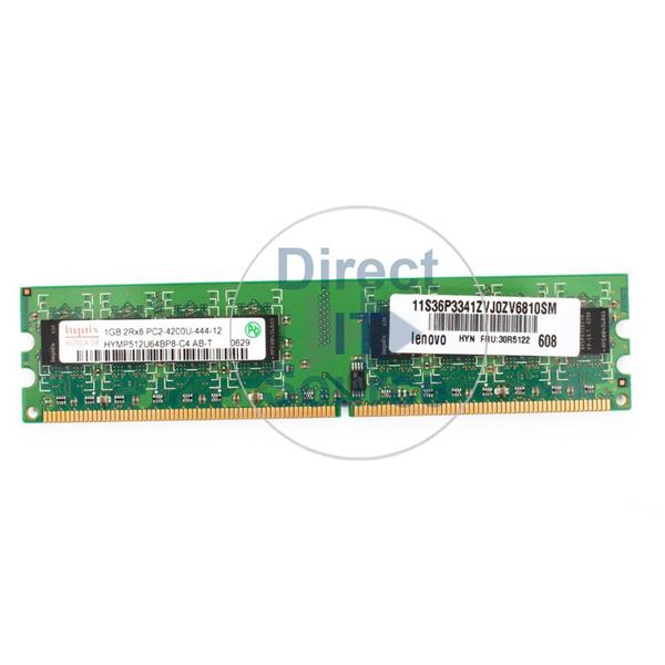 IBM 30R5122 - 1GB DDR2 PC2-4200 Non-ECC Unbuffered 240-Pins Memory