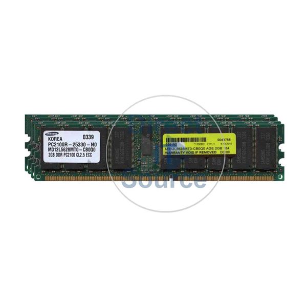 Dell 311-1553 - 8GB 4x2GB DDR PC-2100 ECC Registered 184-Pins Memory