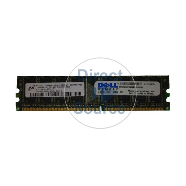 Dell 311-2154 - 512MB DDR PC-2100 Non-ECC Unbuffered Memory
