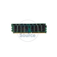 Dell 311-2970 - 1GB 2x512MB DDR PC-2700 ECC Unbuffered Memory