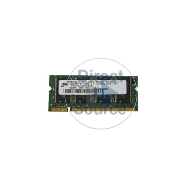 HP 324701-331 - 512MB DDR PC-2700 Non-ECC Unbuffered 200-Pins Memory