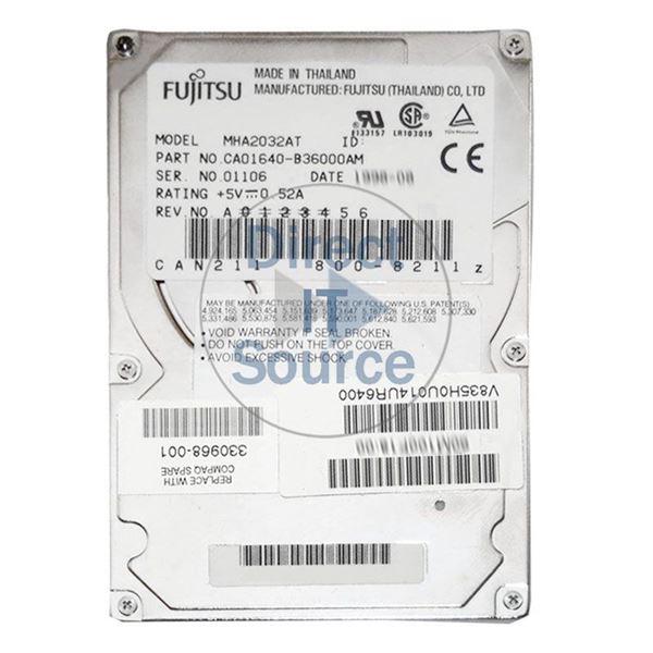 HP 330968-001 - 3.2GB 4K IDE 2.5" Hard Drive