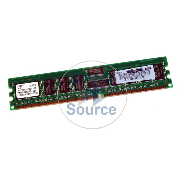 HP 331561-041 - 512MB DDR PC-2700 ECC Registered 184-Pins Memory