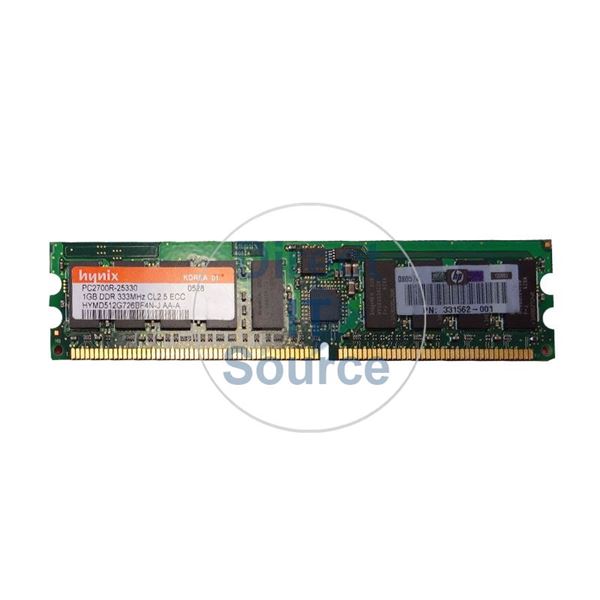 HP 331562-001 - 1GB DDR PC-2700 ECC Memory