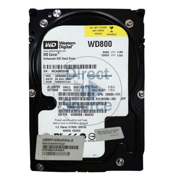 HP 337027-001 - 80GB 7.2K IDE 3.5" Hard Drive