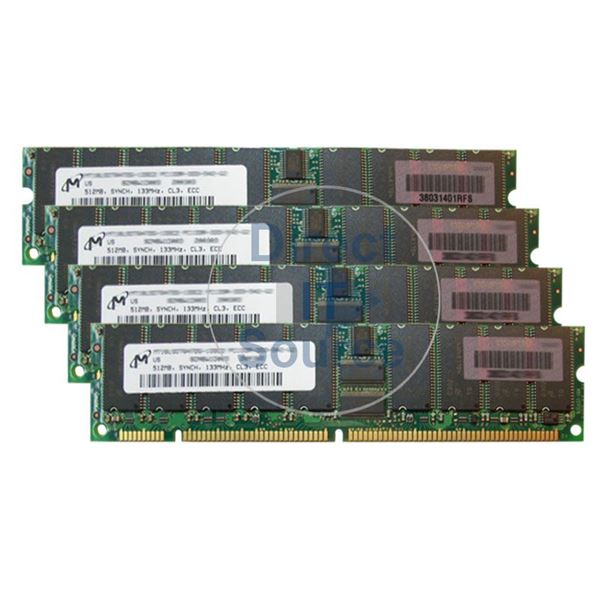 IBM 33L3147 - 2GB 4x512MB SDRAM PC-100 ECC Registered 168-Pins Memory