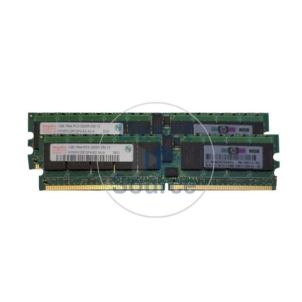 HP 343053-B21 - 2GB 2x1GB DDR PC-3200 Memory
