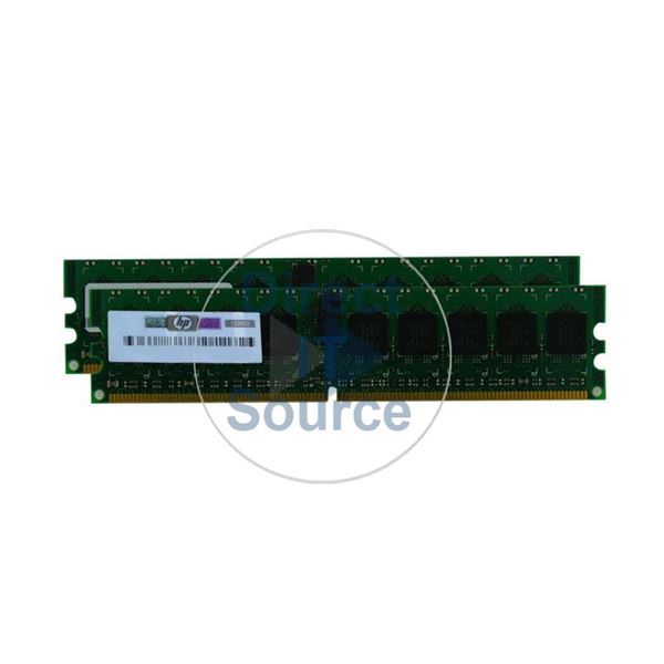 HP 343056-B21 - 2GB 2x1GB DDR2 PC2-3200 ECC Registered 240-Pins Memory