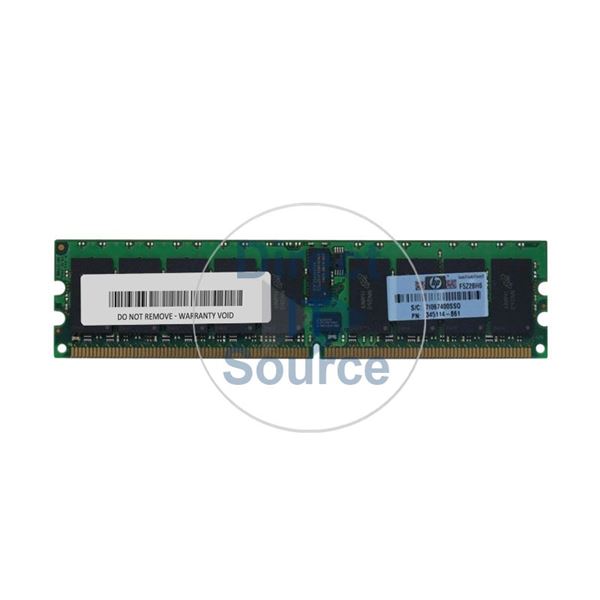 HP 345114-861 - 2GB DDR2 PC2-3200 ECC REGISTERED 240 Pins Memory
