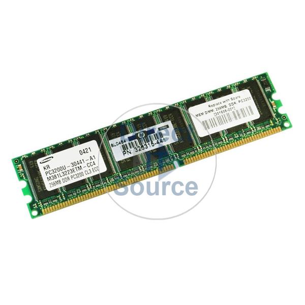 HP 351656-001 - 256MB DDR PC-3200 ECC Unbuffered Memory
