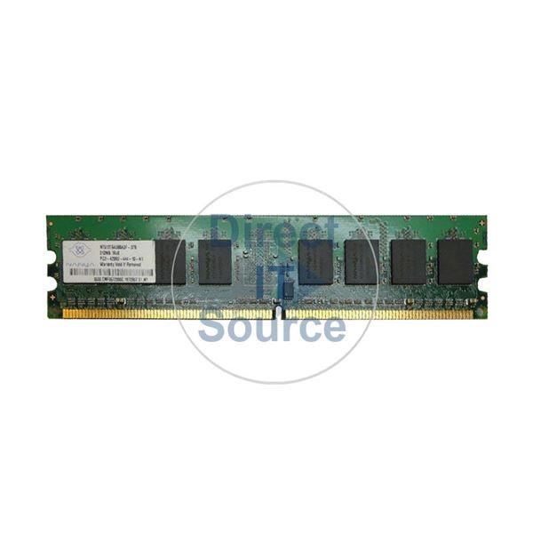 HP 355951-051 - 512MB DDR2 PC2-4200 Non-ECC Unbuffered 240-Pins Memory
