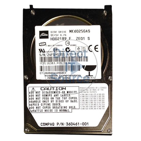 HP-Compaq 360461-001 - 60GB 4.2K IDE 2.5" Hard Drive