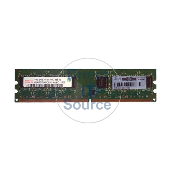 HP 366649-001 - 1GB DDR2 PC2-4200 ECC Unbuffered Memory