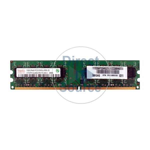 IBM 36P3345 - 1GB DDR2 PC2-5300 Non-ECC Unbuffered 240-Pins Memory